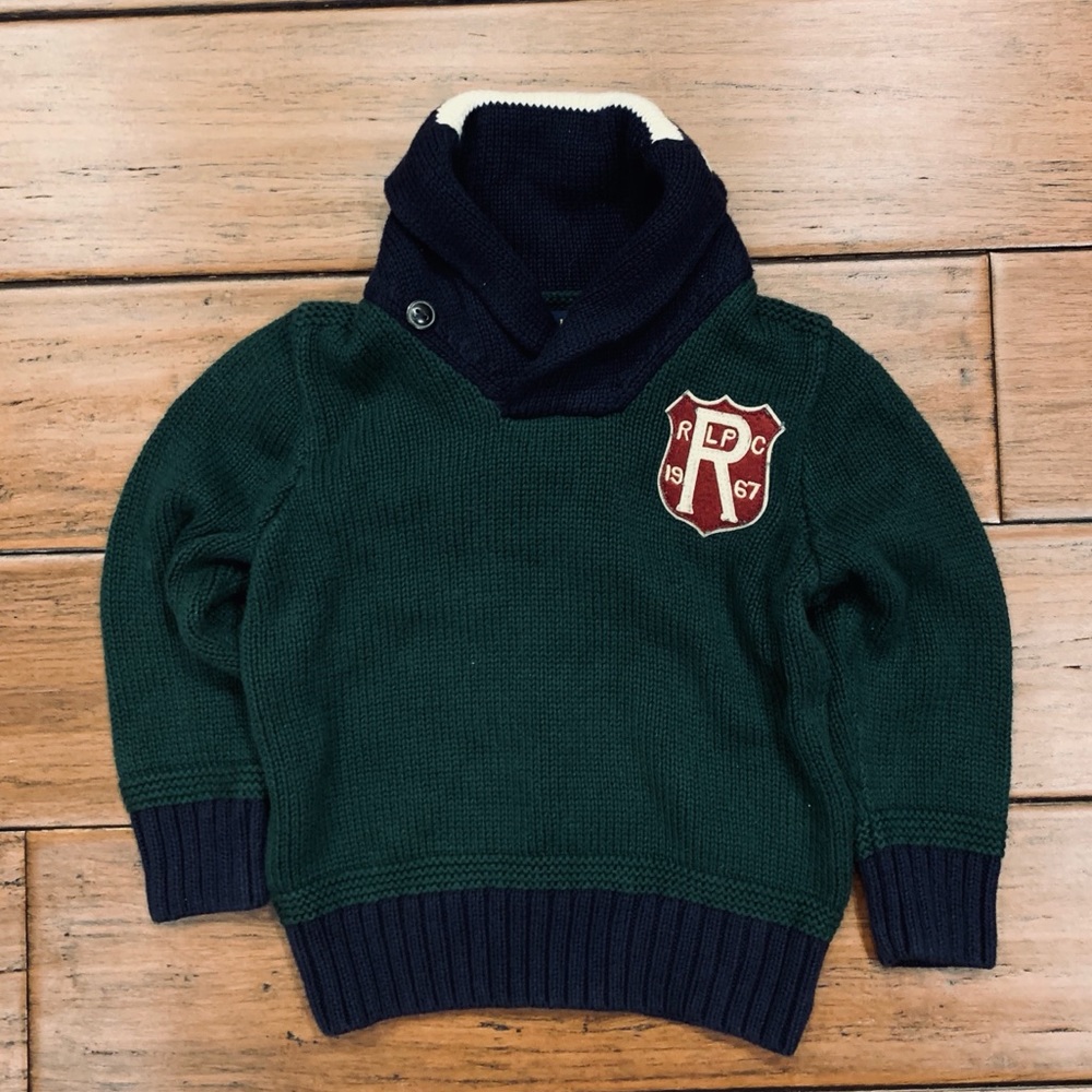 Polo Ralph Lauren Letterman Sweater 2t